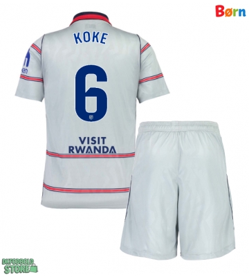 Atletico Madrid Koke #6 Replika Babytøj Tredje sæt Børn 2026-27 Kortærmet (+ Korte bukser)